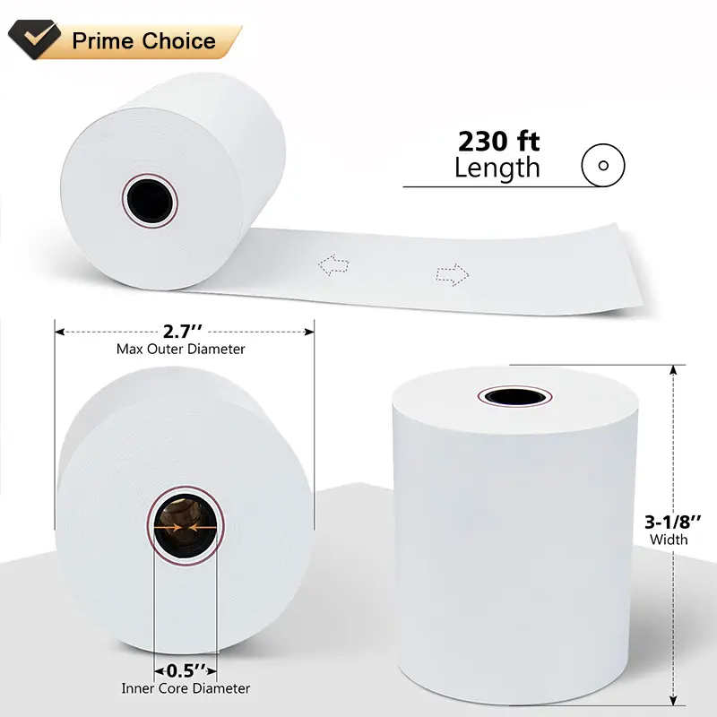 Atm Paper Suppliers Phenol Free Cheap Eftpos Thermal Pos Roll - Image 4