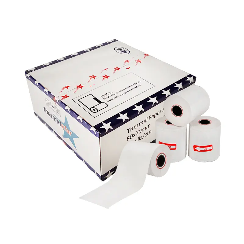 Thermal Paper Supply Store Atm Phenol Free Receipt Paper