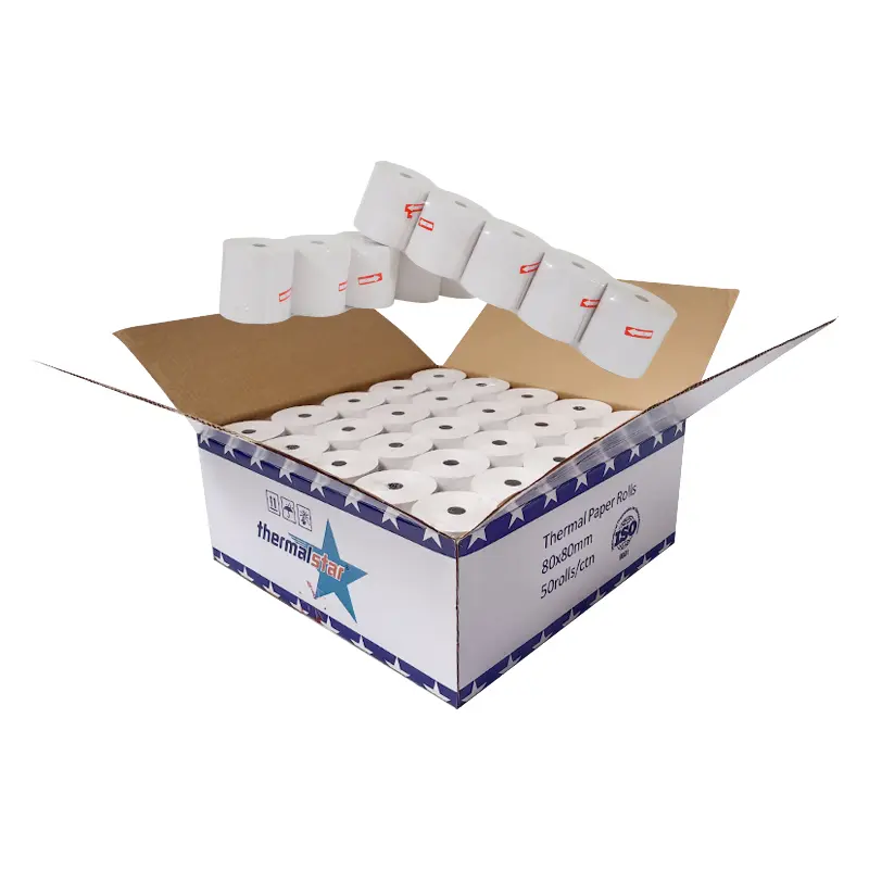 Thermal Paper Roll Company 3 1 8 X 230 Credit Card Atm Receipt Direct A4 Square - Image 6