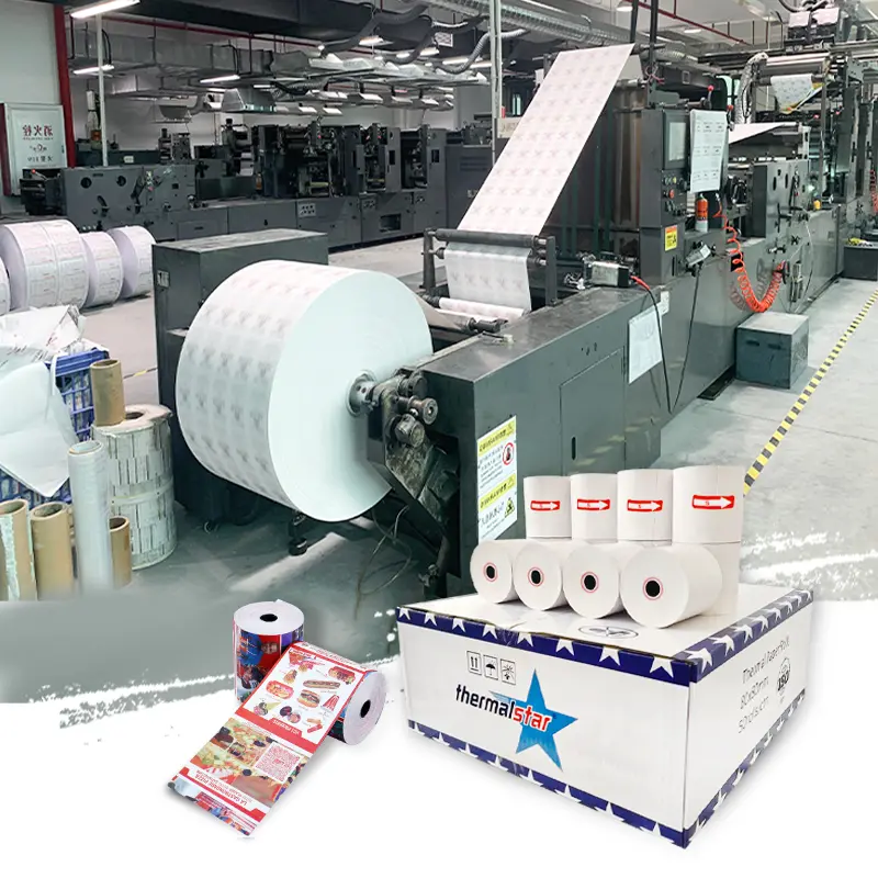 Thermal Recording Paper Custom Printing Credit Card Square Rolls - Image 4