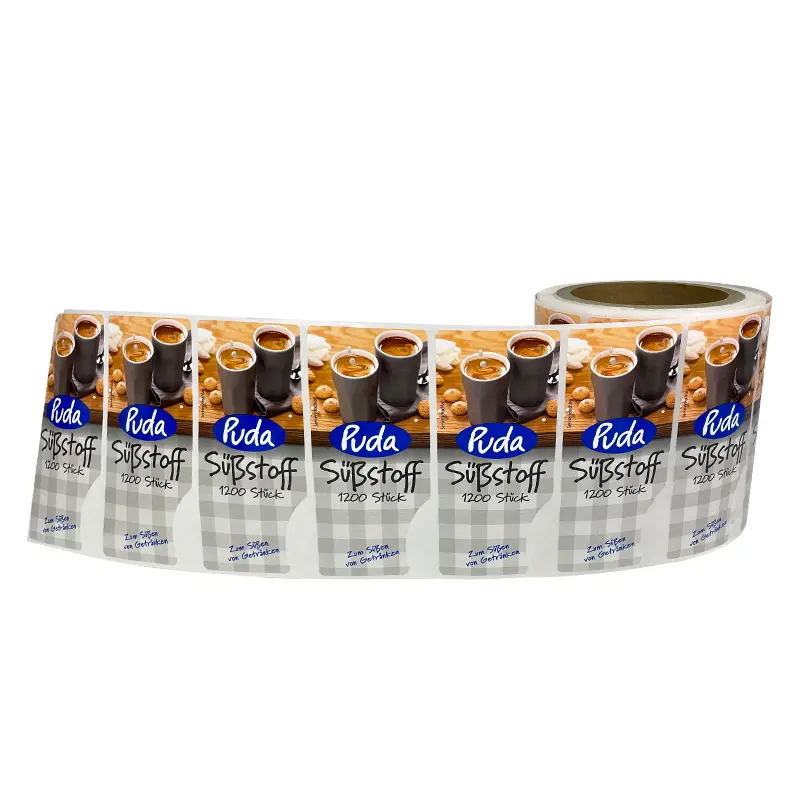 Custom adhesive waterproof sticker roll printing bottle label - Image 3