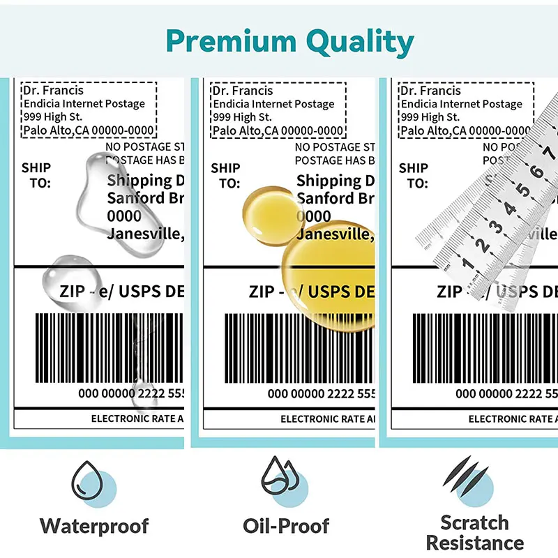 BPA FREE 100mmx150mm Barcode Sticker Paper Roll Direct Thermal Label - Image 2