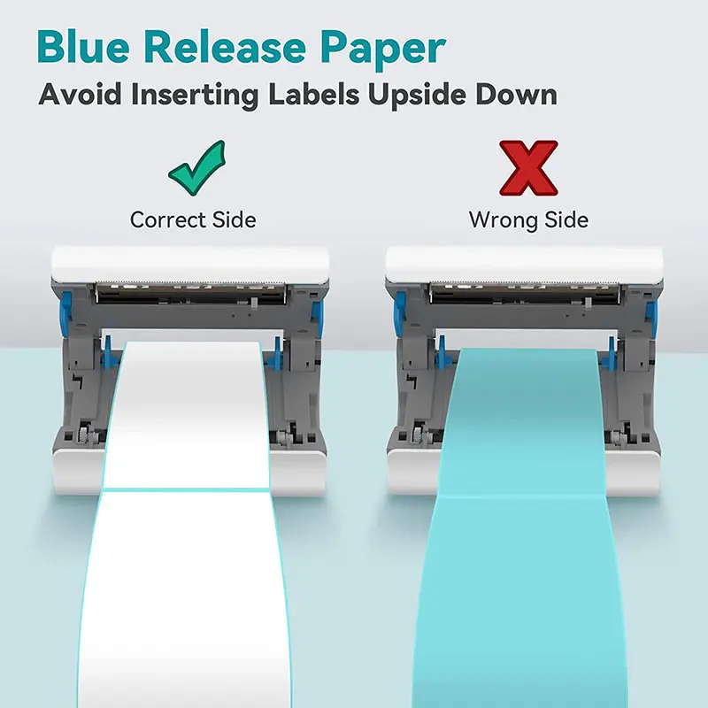 Custom 4″x6″ 100mmx150mm shipping stickers a6 thermal label - Image 2
