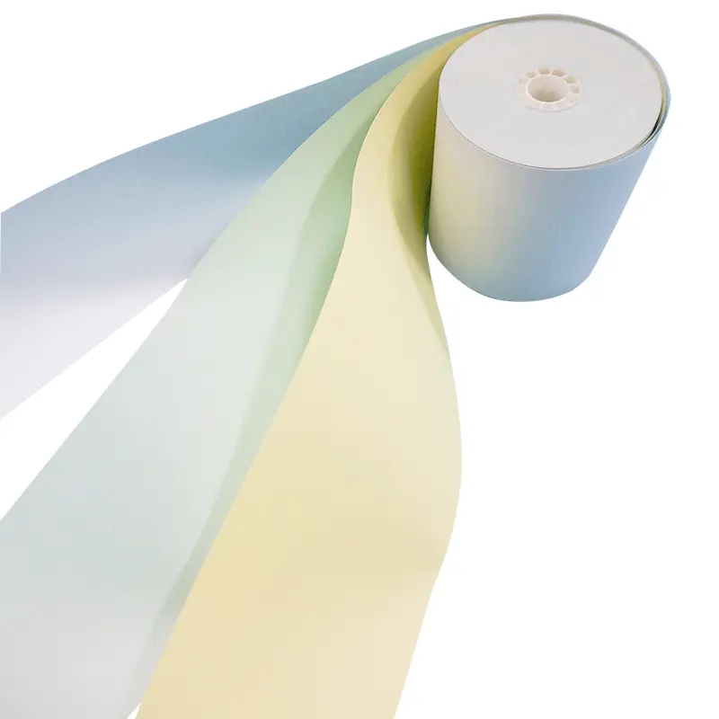 OEM 3 plys continuous computer form sheets ncr carbonless paper - Image 2